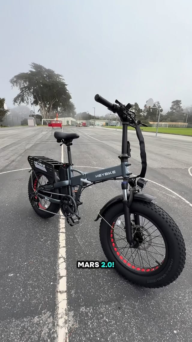 Instagram post by @monterey_magnet_man for Heybike. Caption reads: The HeyBike Mars 2.0 is everything you need in an....