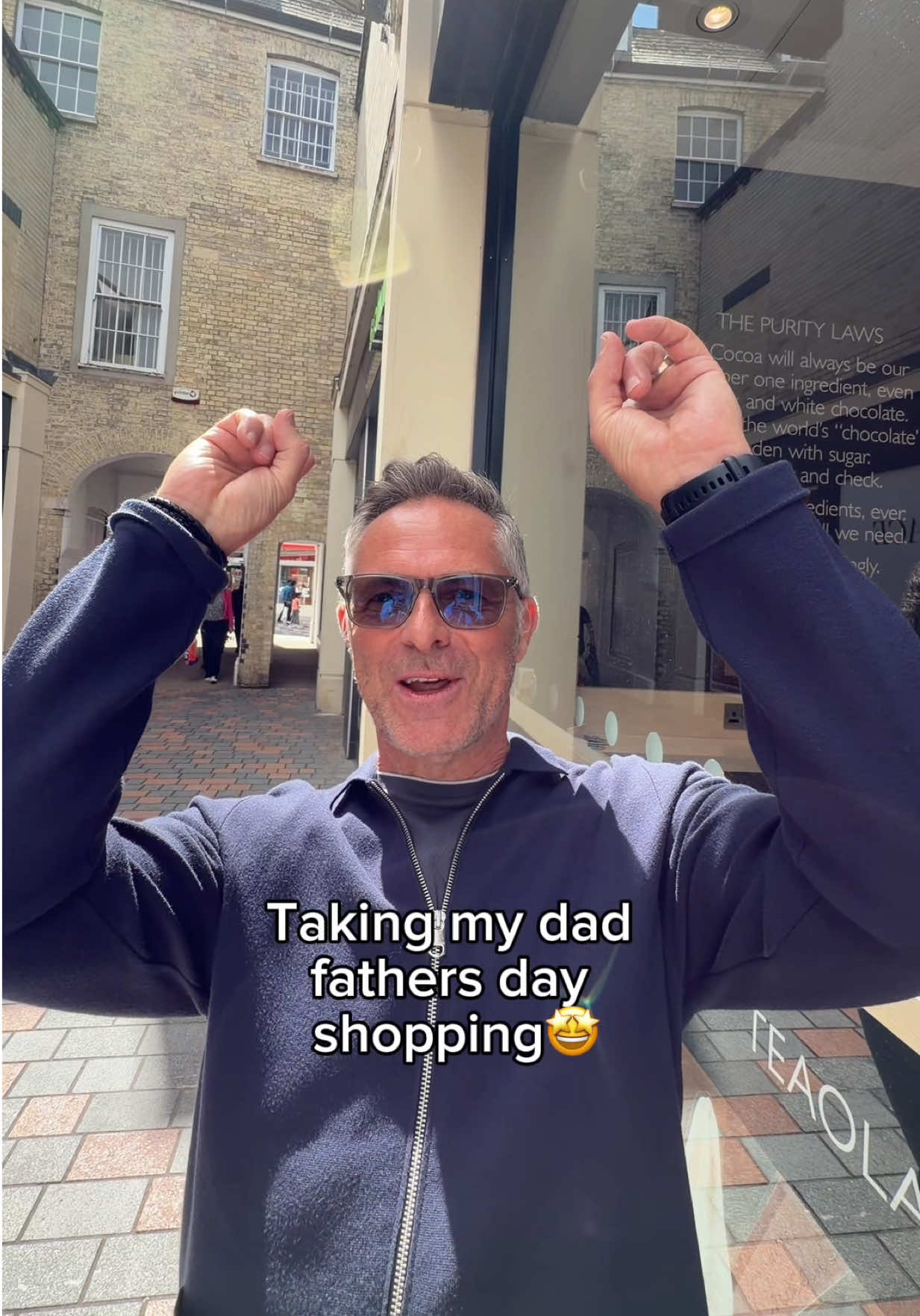 TikTok post by @puwtok for Hotel Chocolat. Caption reads: [...] dad wanted for Father’s Day😭 AD @Hotel....