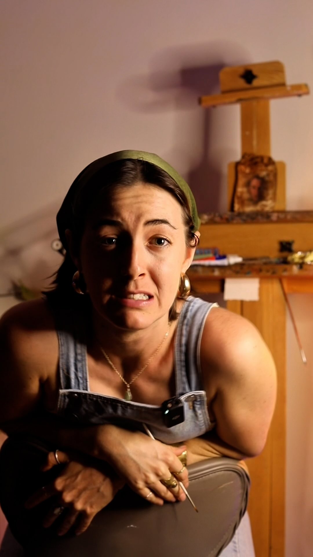 Instagram post by @jennapickering.art for Wix. Caption reads: we love you jenna (but we might love your mom....