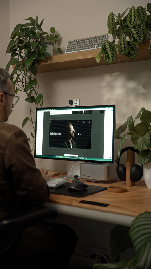 Instagram post by @robert.mccombe for Wix Studio. Caption reads: Sometimes you get an idea in your head, that just....