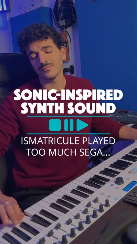 Instagram post by @ismatricule for Thomann. Caption reads: Tell me you played too much Sonic the Hedgehog....