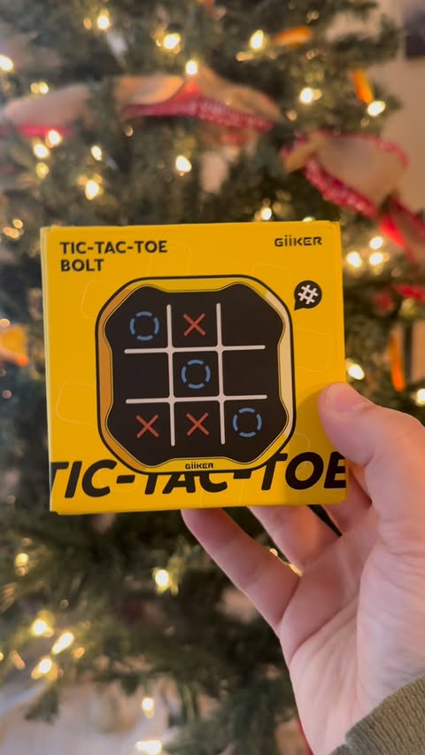 Instagram post by @asdmama1017 for GiiKER. Caption reads: [...] 

This simple tic-tac-toe game from Giiker....