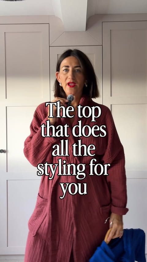 Instagram post by @stylebyninawhitehead for Hush. Caption reads: [...] Easy dressing, easy styling with this....