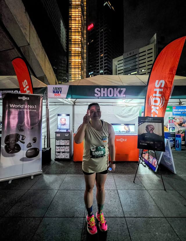 Instagram post by @jahhustle_ for Shokz. Caption reads: ✨✨ claiming it with @shokzph #shokzph....