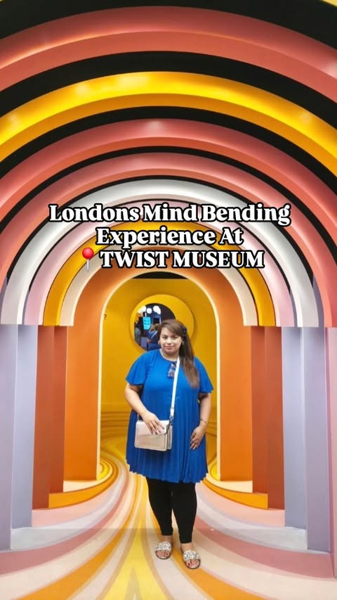 Instagram post by @london.travel.life for Twist Museum. Caption reads: TWIST MUSEUM 🪢🌀 I Stepped In To @twist_museum On....