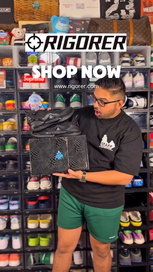 Instagram post by @sneaker_content1 for Rigorer. Caption reads: [...] into the Year of the Snake with the Rigorer....