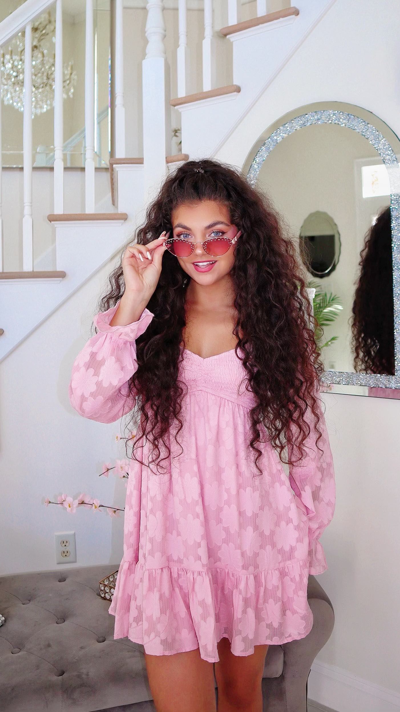 Instagram post by @gabriella__vigorito for SOJOS VISION. Caption reads: My bestie and I love the new SOJOS × OCEANUS....