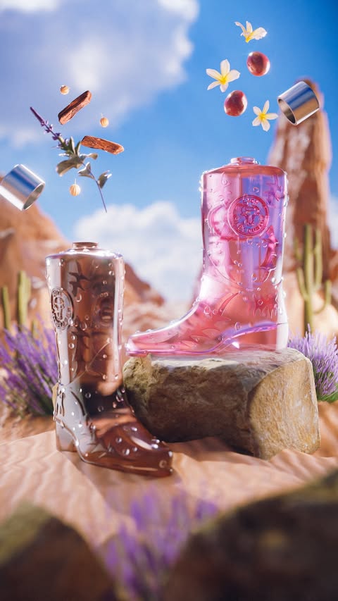 Instagram post by @ginnijoie for Avon. Caption reads: [...] my favorite animations created in 2025....