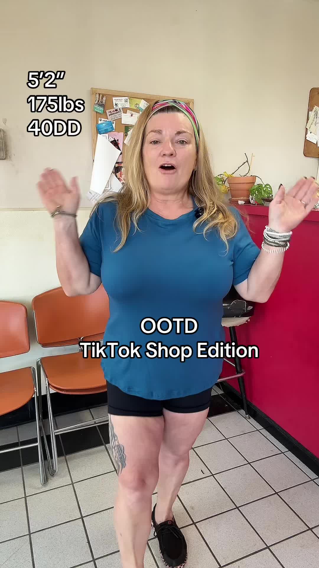TikTok post by @wendi.tts for Hey Dude Shoes. Caption reads: Affordable summer outfits for the working woman!!....