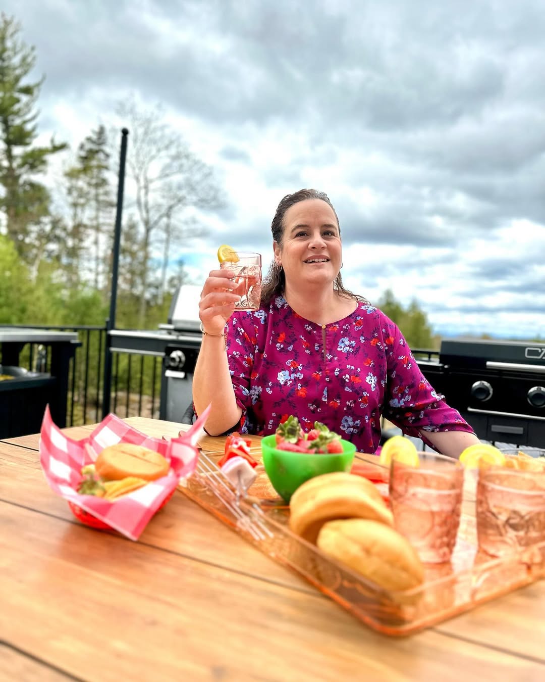 Instagram post by @foodfamilyandchaos for Ocean State Job Lot Official. Caption reads: #sponsored Things are finally warming up for us in....
