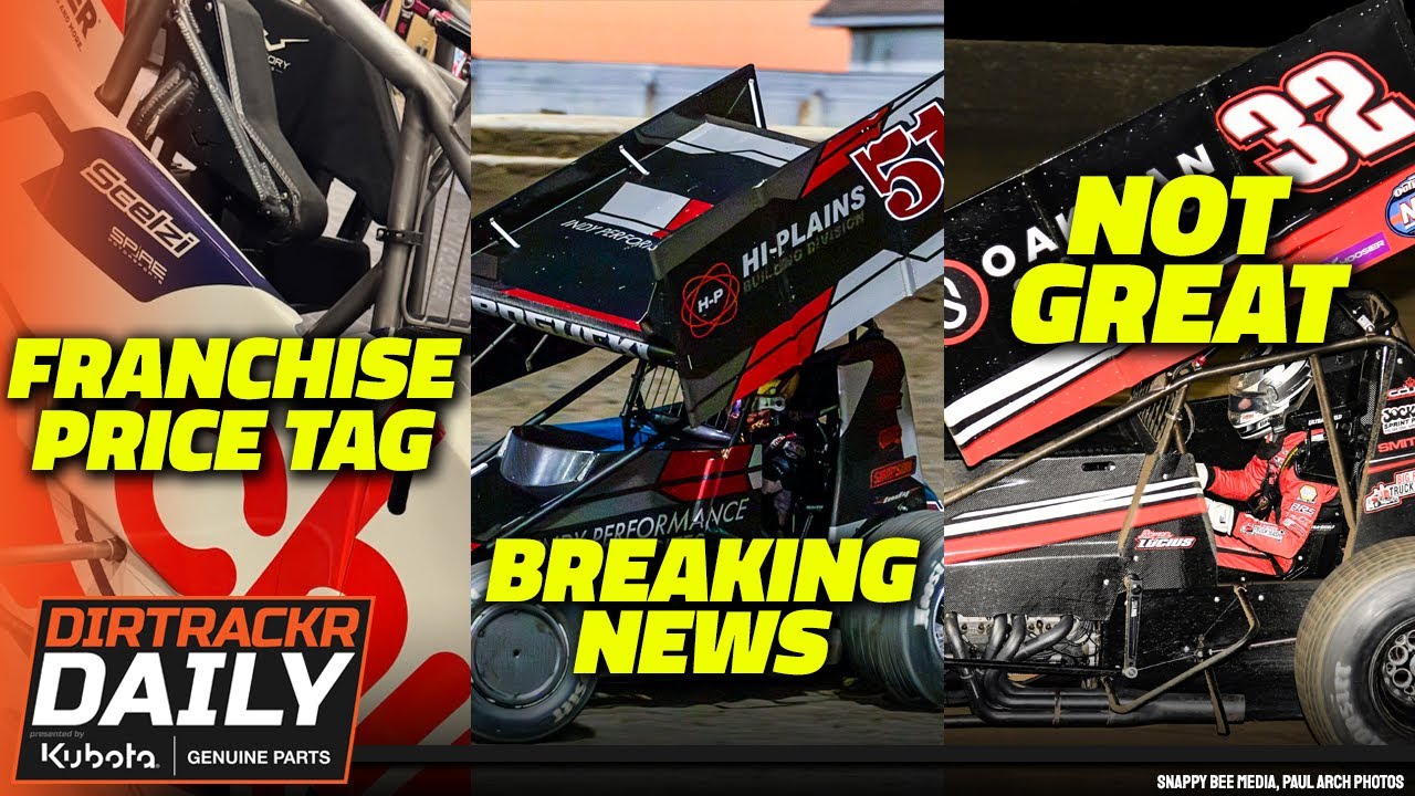 YouTube post by @DIRTRACKR for Eargasm. Caption reads: Nearly half a million! Outlaws get another rookie,....