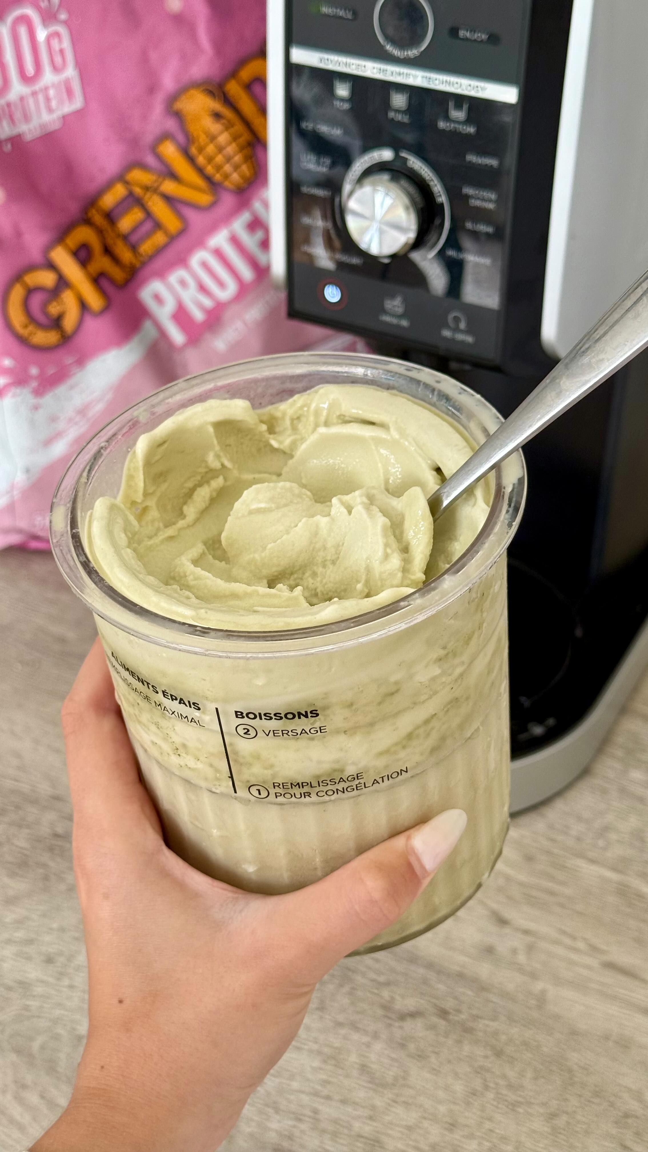 Instagram post by @kirstyfletcher for Grenade. Caption reads: here are 3 delicious ways to enjoy your matcha....