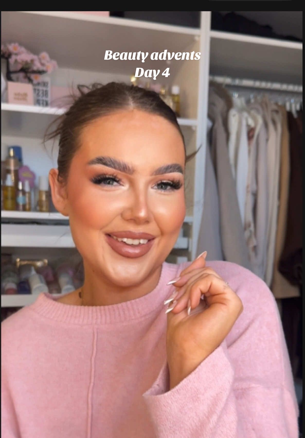 TikTok post by @niamxo for Bubble T Cosmetics. Caption reads: [...] @justmylook @Debenhams Official @Bubble T....