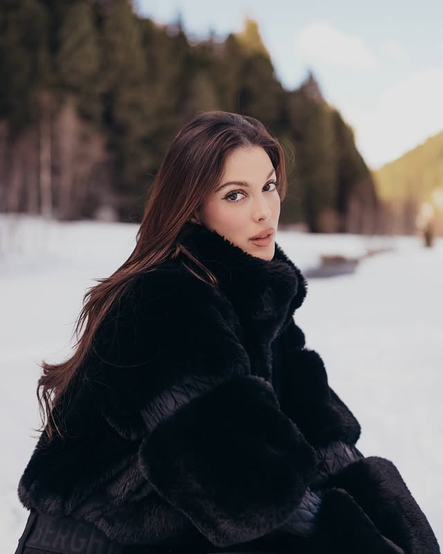 Instagram post by @irismittenaere for Caudalie. Caption reads: Moutain therapy with @caudaliefrance #caudalie....