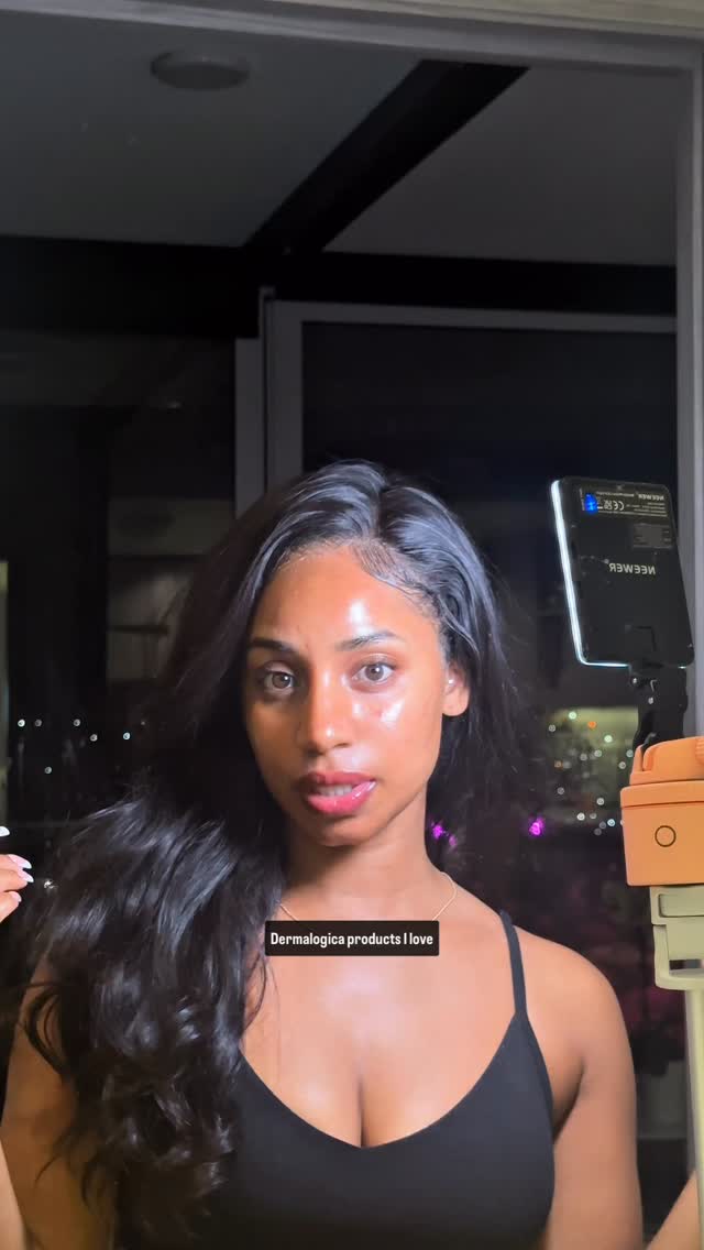 Instagram post by @nessaafarrell for Dermalogica Australia. Caption reads: #dermalogica #skinfluencer #gifted #contentcreator....
