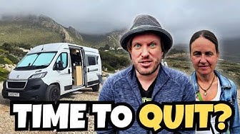 YouTube post by @ThoseHappyDays for Holy Squad. Caption reads: The REAL Reason Why Everyone Is Quitting VANLIFE....