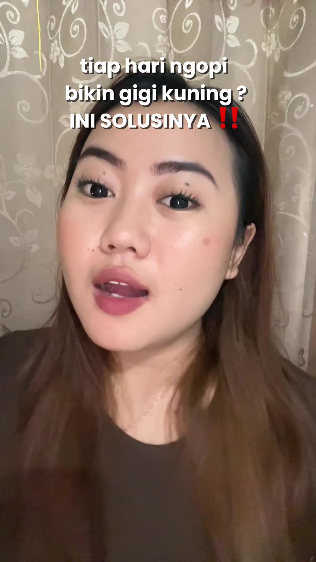 TikTok post by @adeliamahanis for Metoo Beauty. Caption reads: @Metoo Beauty jujur ini penyelamat bgt sii 🥹✨✨....