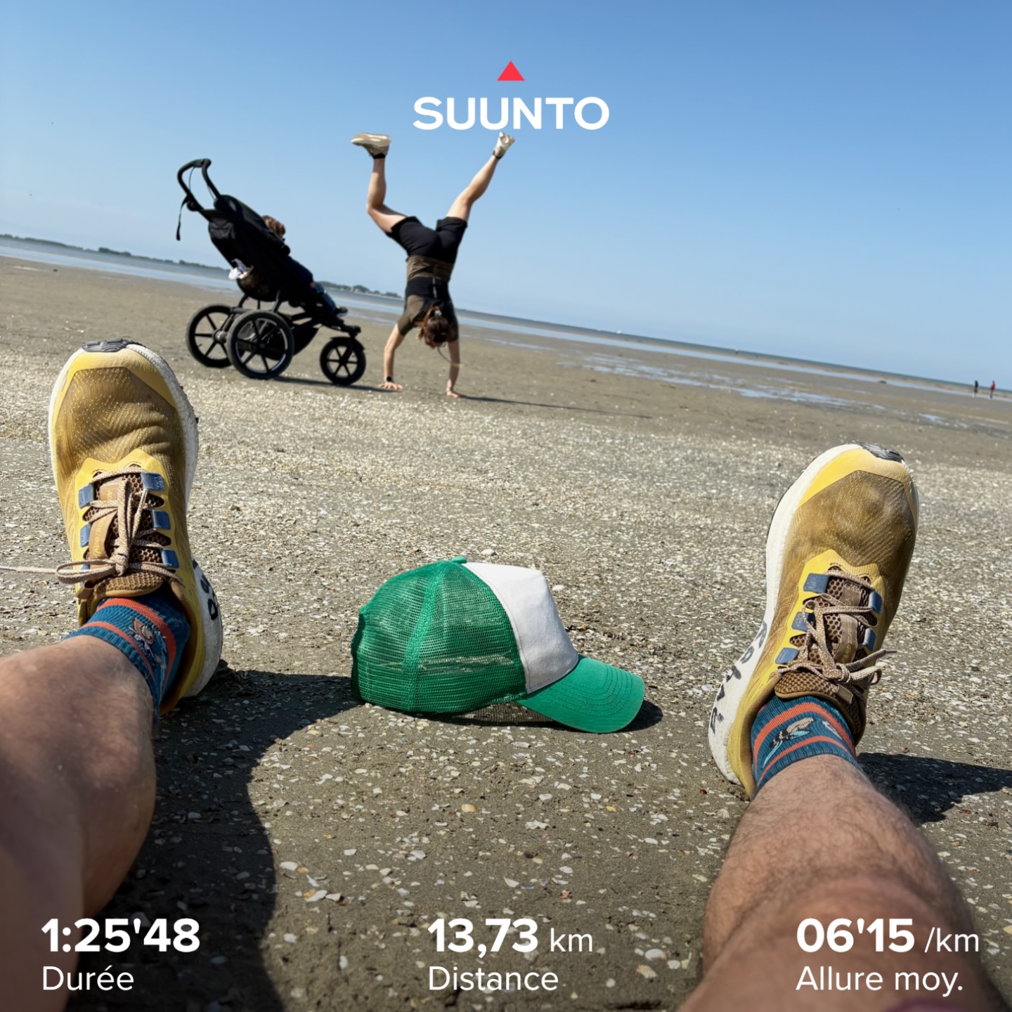 Instagram post by @casquetteverte for Suunto. Caption reads: [...] 🎵 • #CasquetteVerte #AeroBlaze3GrVL....