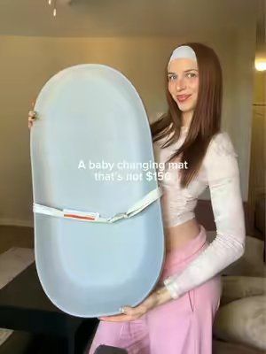 TikTok post by @trinitylhodges for Jool Baby. Caption reads: [...] and comes in the sweetest colors from @Jool....