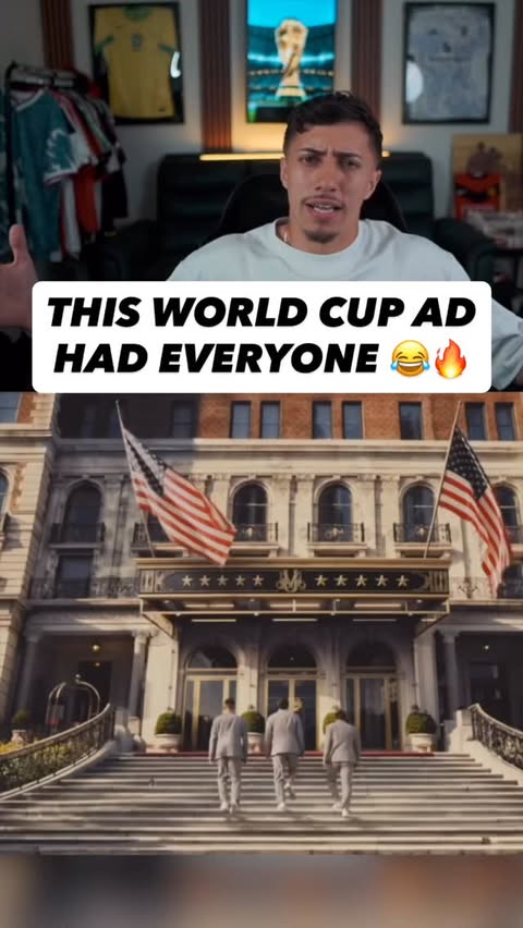 Instagram post by @mattyfc__ for Michelob ULTRA. Caption reads: [...] World Cup™ ads are back 🏆 @michelobultra....