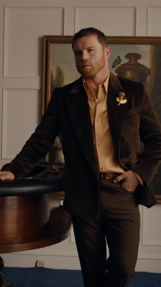 Instagram post by @canelo for AMIRI. Caption reads: [...] the dreamers that have always inspired....