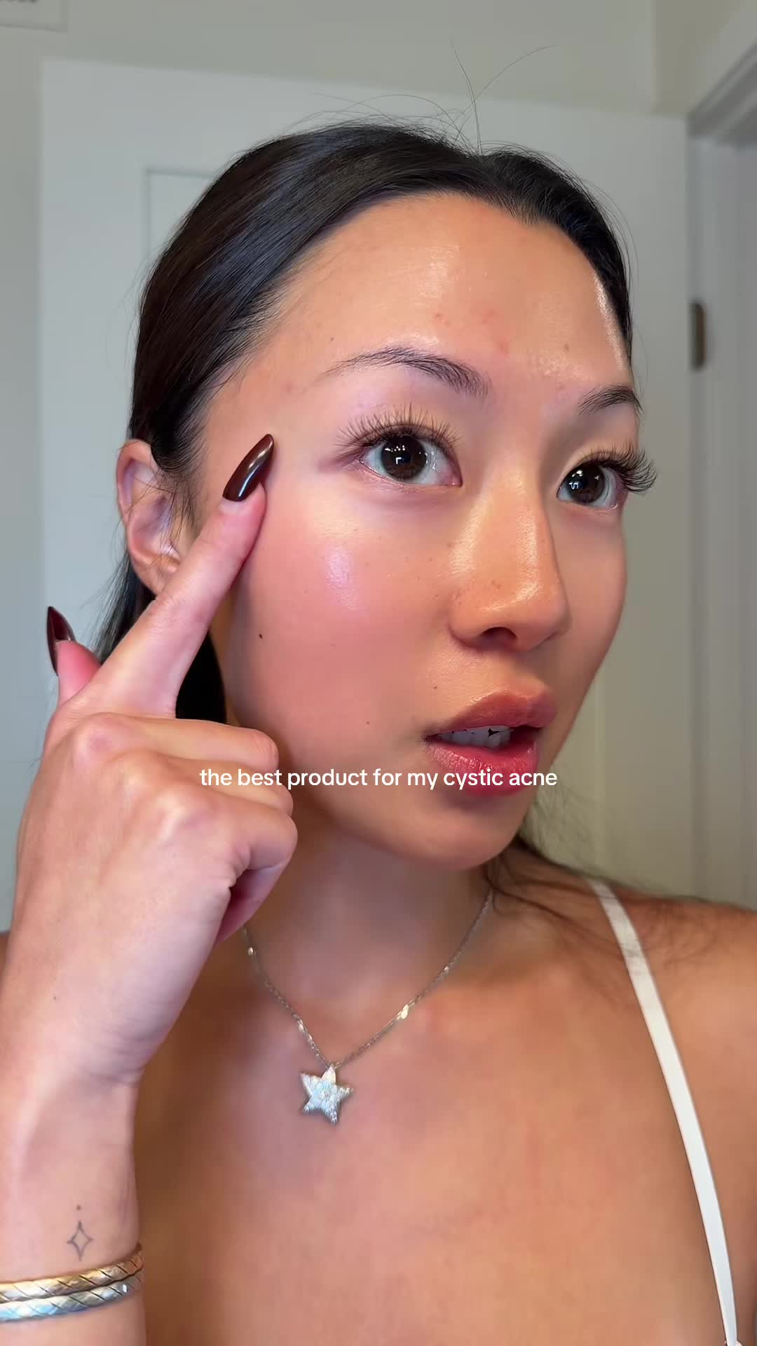 TikTok post by @paulinejchoii for Easyderm Vietnam. Caption reads: Been the same for the last 2 years 😮‍💨 an....