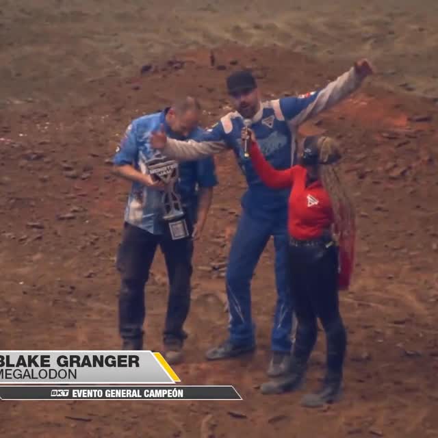Instagram post by @bgranger2 for Monster Jam. Caption reads: Event 3 belongs to @BGranger2 🏆 

He snags....