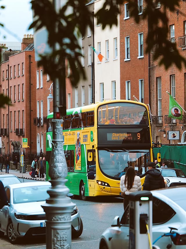 Instagram post by @thecharlesdiariesoff for Discover Ireland. Caption reads: Dublin kind of sneaks up on you. One corner feels....