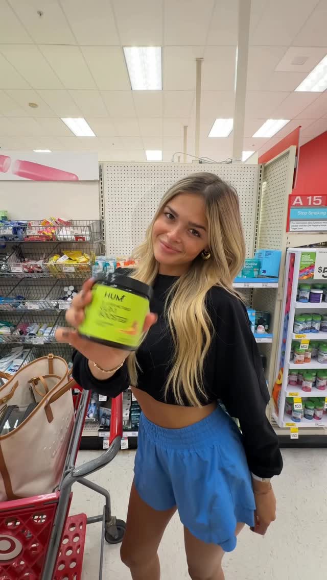 Instagram post by @kaylapatterson for Hum Nutrition. Caption reads: Prepped for game day with hum! @humnutrition....