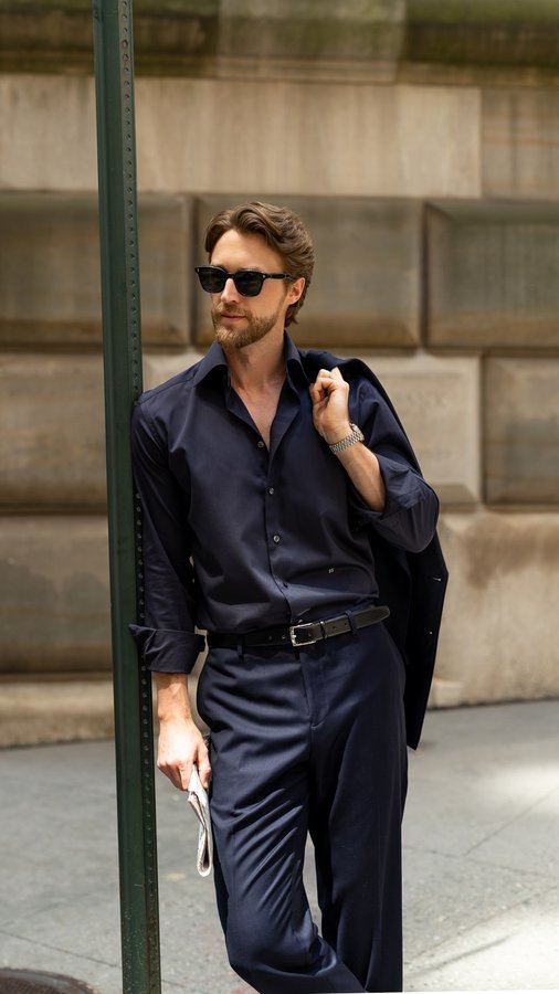 Instagram post by @benbrewster for Eton Shirts. Caption reads: Introducing the new Custom Made from @etonshirts.....