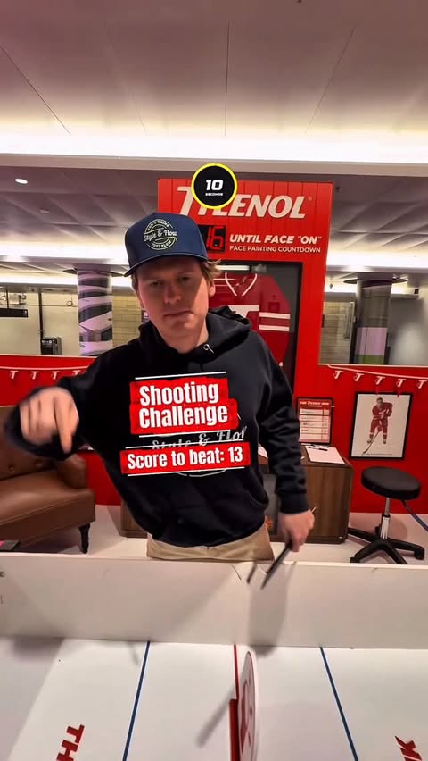 Instagram post by @coach.chippy for TYLENOL. Caption reads: Tried to break the record at the @tylenolcanada....