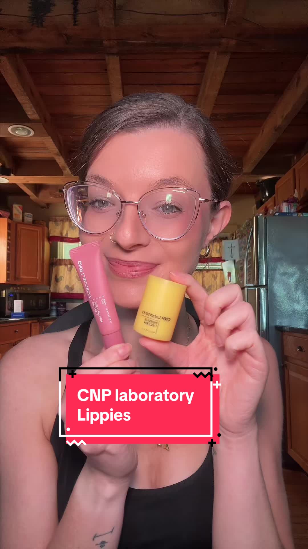 TikTok post by @sweeet_annie for CNP Laboratory VN. Caption reads: Here’s a silent review of the @CNP Laboratory VN....