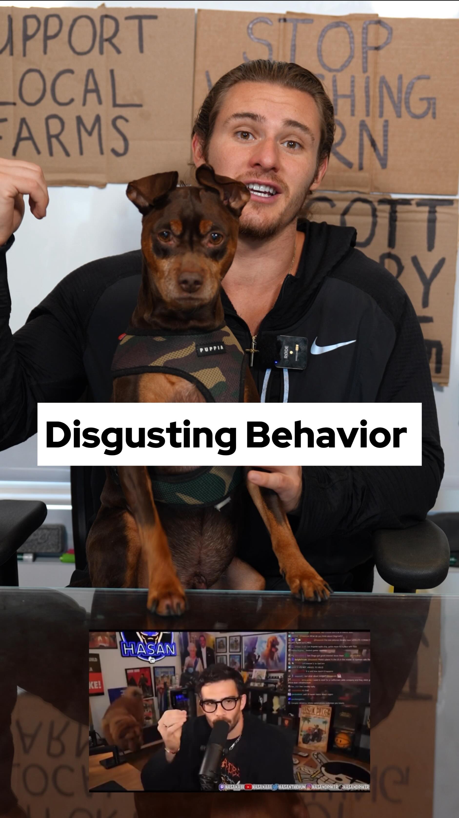 Instagram post by @ryanhaff_ for Twitch. Caption reads: @twitch - it’s a joke that you guys take no action....