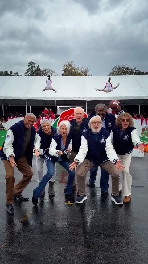 Instagram post by @retirementhouse for Prudential. Caption reads: [...] wisdom at the Rose Bowl Bash with....