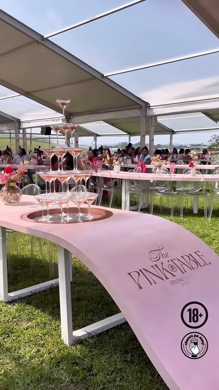 Instagram post by @lucy_ponda for Brutal Fruit. Caption reads: A toast to women who belong in every beautiful....