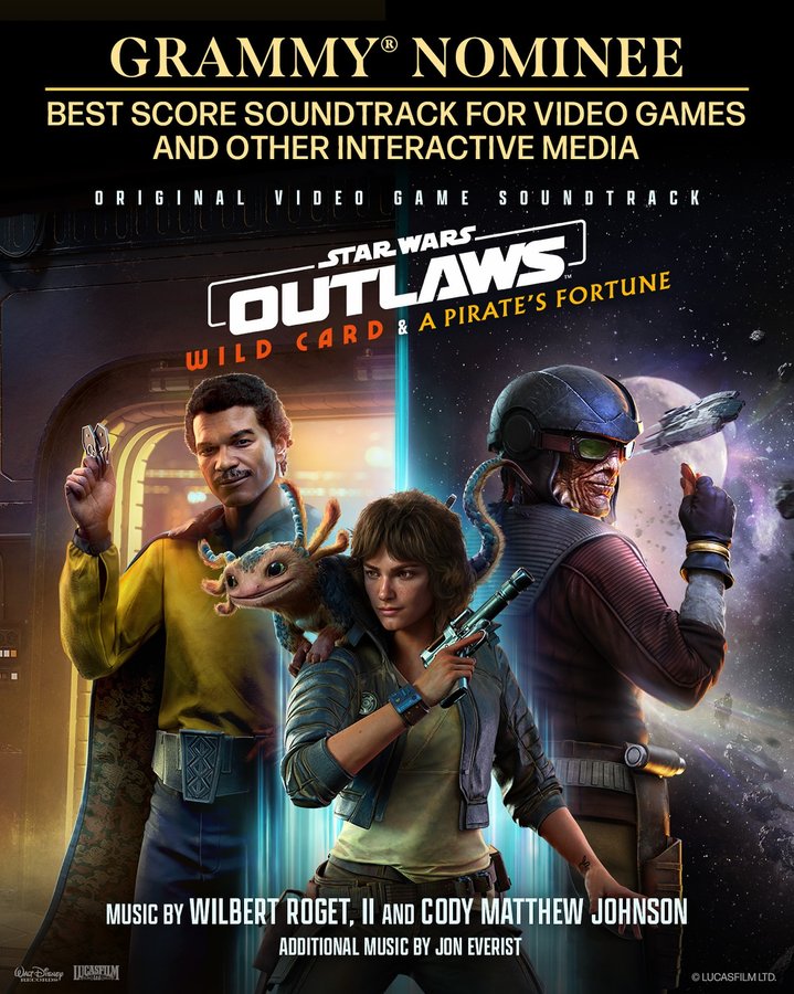 Instagram post by @codymatthewjohnson for Star Wars. Caption reads: The Star Wars Outlaws: Wild Card & A Pirate’s....