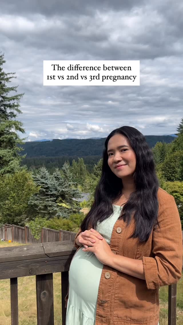 Instagram post by @elkeyzandstra for The Bump. Caption reads: [...] is a lot harder the 3rd time around and....