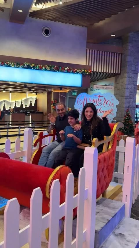 Instagram post by @playfulparenthood for Klook. Caption reads: Who knew one of our most fun Dubai memories would....