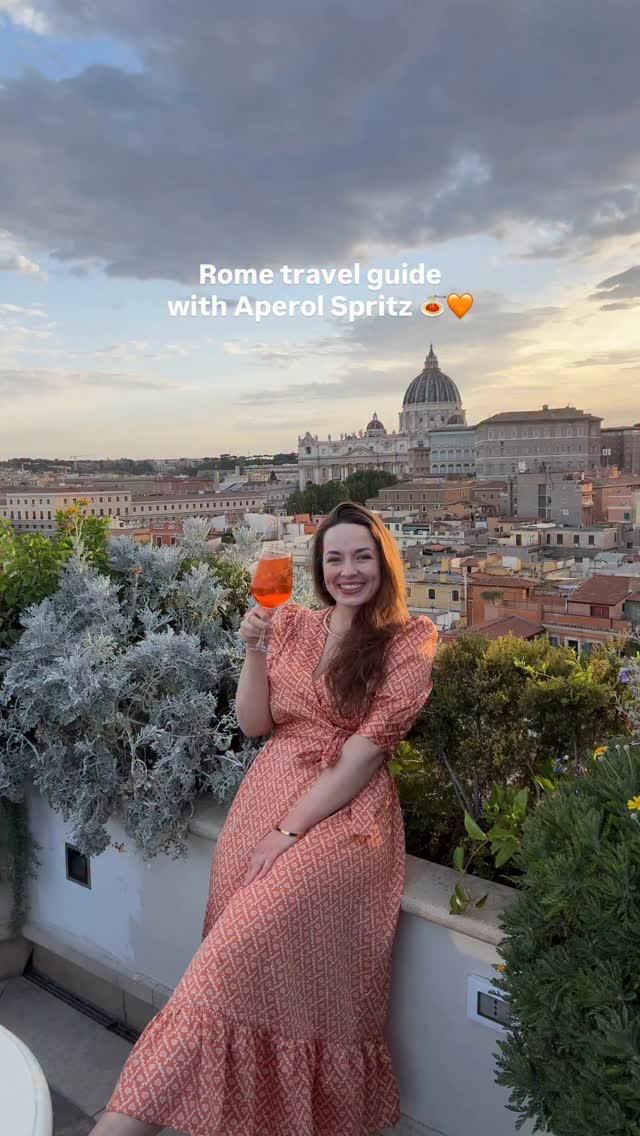 Instagram post by @dusselgirl for Aperol Spritz. Caption reads: [...] spots for your Italian summer with....