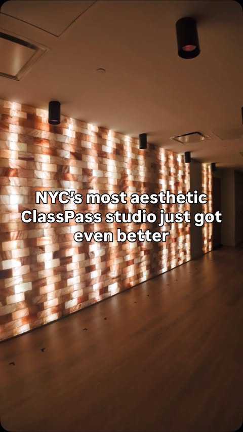 Instagram post by @rosemarietv for ClassPass. Caption reads: NYC’s most aesthetic @classpass studio just got....