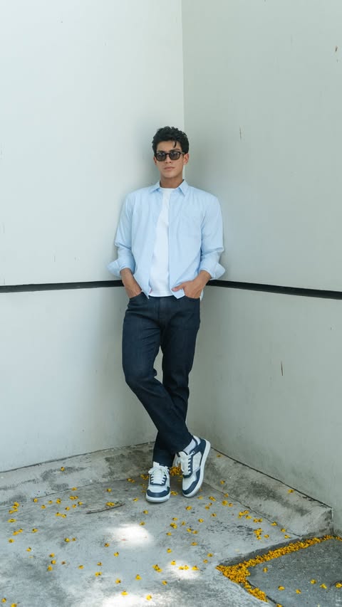 Instagram post by @anthony.constantino for UNIQLO Philippines. Caption reads: Some days start at home and end somewhere else. ☀️....