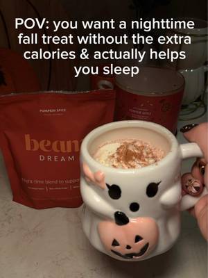 TikTok post by @xo.becksss for Beam. Caption reads: [...] to help you fall asleep & stay asleep! @Beam....