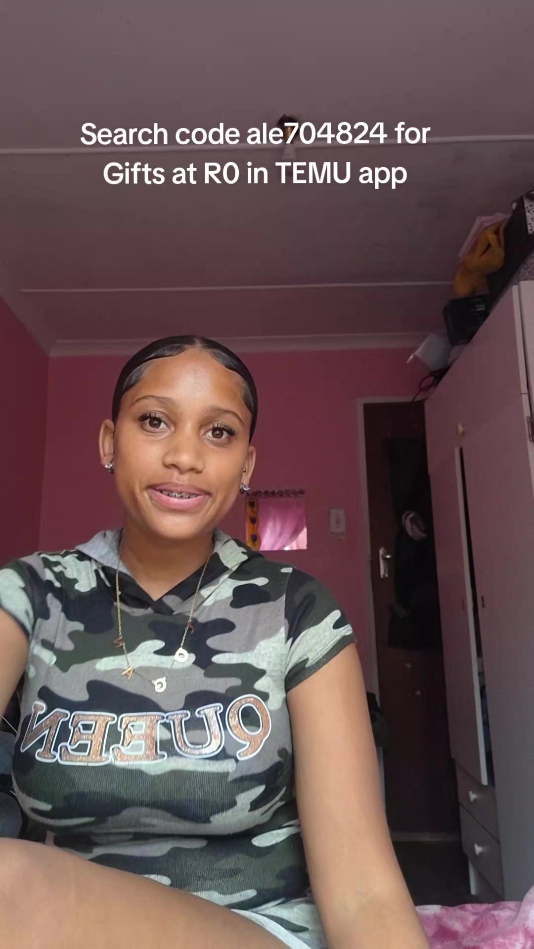 TikTok post by @logan_adms for hetalsartkhan. Caption reads: #ad 👉These Temu finds can't be missed! 👉Search....