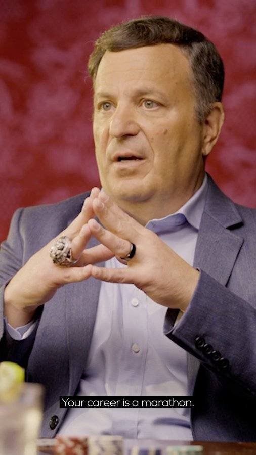 Instagram post by @mlombardinfl for ZipRecruiter. Caption reads: [...] with @JessePalmer, Rex Ryan, and....