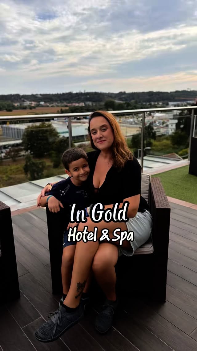 Instagram post by @sarapenelafreitas for Visitportugal. Caption reads: Um refúgio em Águeda
O In Gold Hotel & Spa combina....