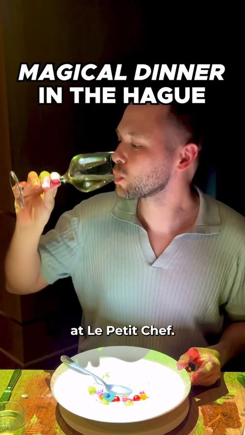 Instagram post by @trolden_nl for Le Petit Chef. Caption reads: [...] believe how quickly it all went.....