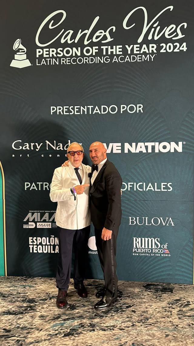 Instagram post by @garynader for Univision. Caption reads: [...] shoutout to the Latin GRAMMYs and @univision....