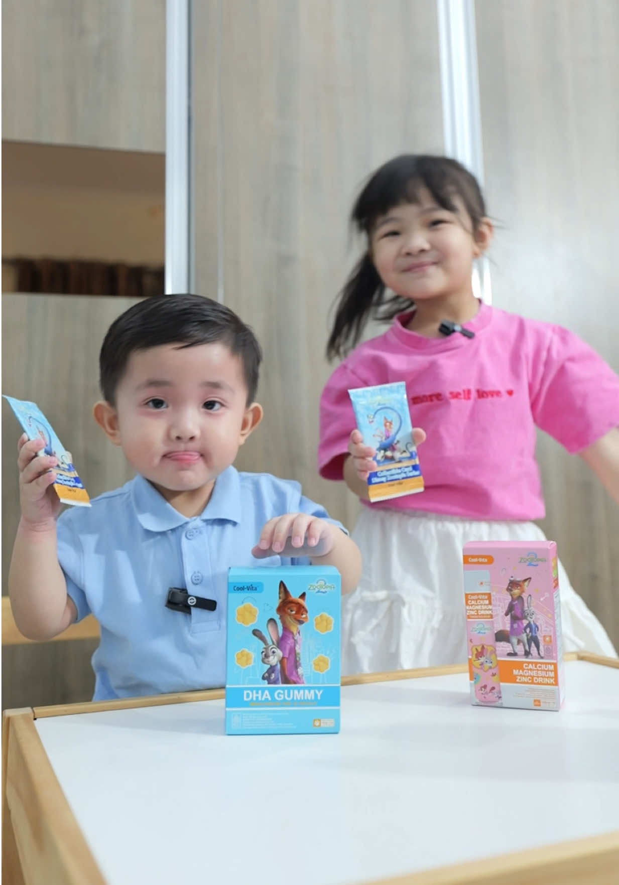 TikTok post by @calebjanson for Coolvita. Caption reads: [...] ayo main seru-seruan bareng kita dan....