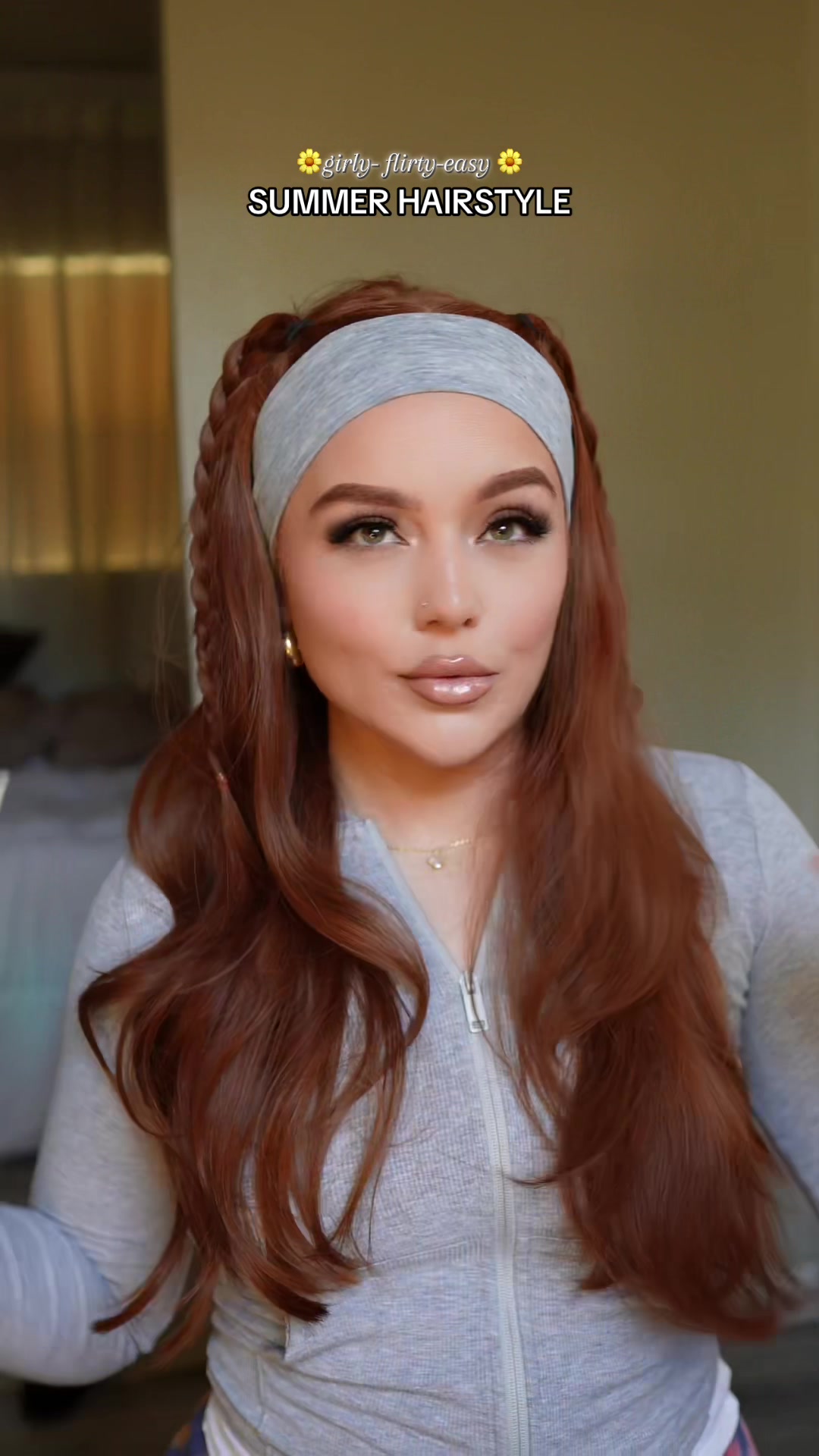 TikTok post by @kaylakayyy0 for Briogeo. Caption reads: [...] #easyhairstyles @Briogeo #briogeo.