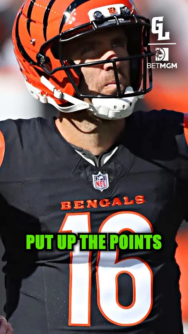 Instagram post by @greenlightpod for BetMGM. Caption reads: With Joe Flacco lighting up defenses, the downfall....